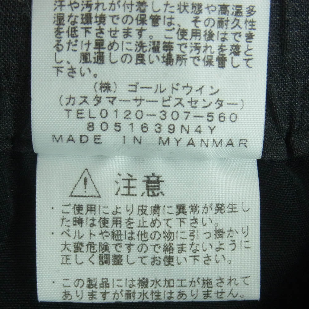 THE NORTH FACE ノースフェイス NBW81861 Coyote Slacks コヨーテ ワイド スラックス トラウザーズ ウール パンツ ダークグレー系 M【中古】