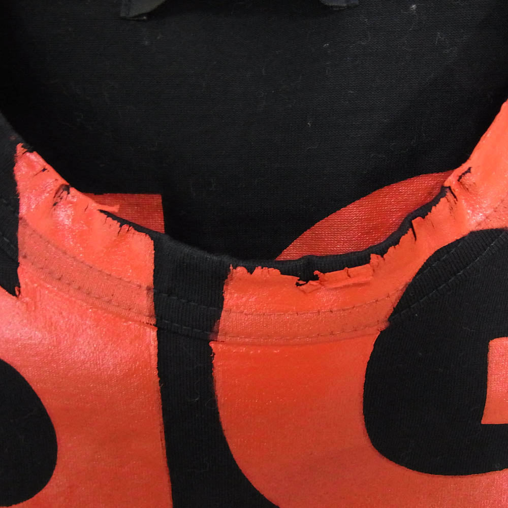 COMME des GARCONS HOMME コムデギャルソンオム AD2017 HA-T008 GDGH プリント Ｔシャツ 半袖 ブラック系 L【中古】