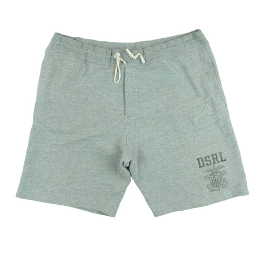 RALPH LAUREN ラルフローレン プリント スウェット ショーツ ショート パンツ コットン 中国製 グレー系 XL【中古】