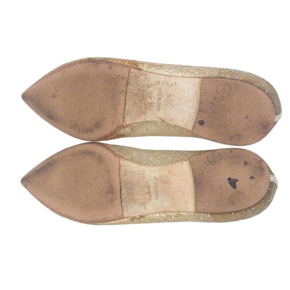 JIMMY CHOO ジミーチュウ レース パンプス ホワイト系 35.5【中古】