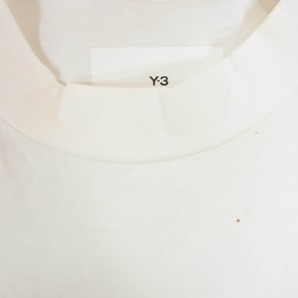 Y-3 Yohji Yamamoto ワイスリー ヨウジヤマモト HZ8871 3 STRIPES SHORT SLEEVE TEE 半袖 カットソー Tシャツ ホワイト系 S【中古】