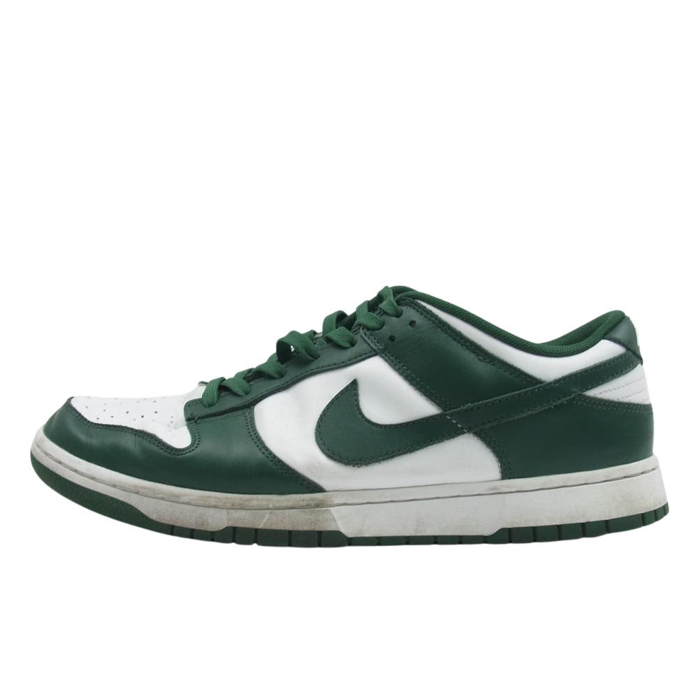 NIKE ナイキ DD1391-101 DUNK LOW RETRO ダンク ローカットスニーカー ホワイト系 グリーン系 30cm【中古】