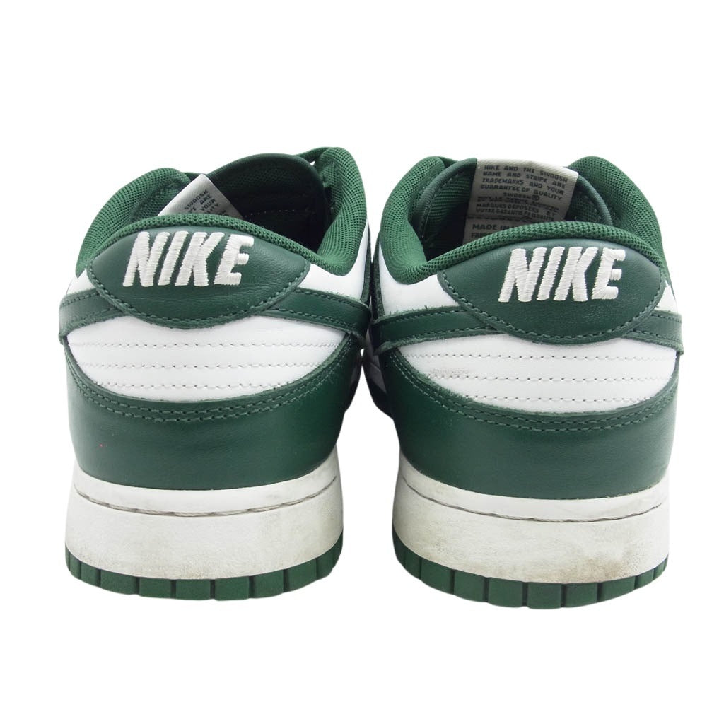 NIKE ナイキ DD1391-101 DUNK LOW RETRO ダンク ローカットスニーカー ホワイト系 グリーン系 30cm【中古】