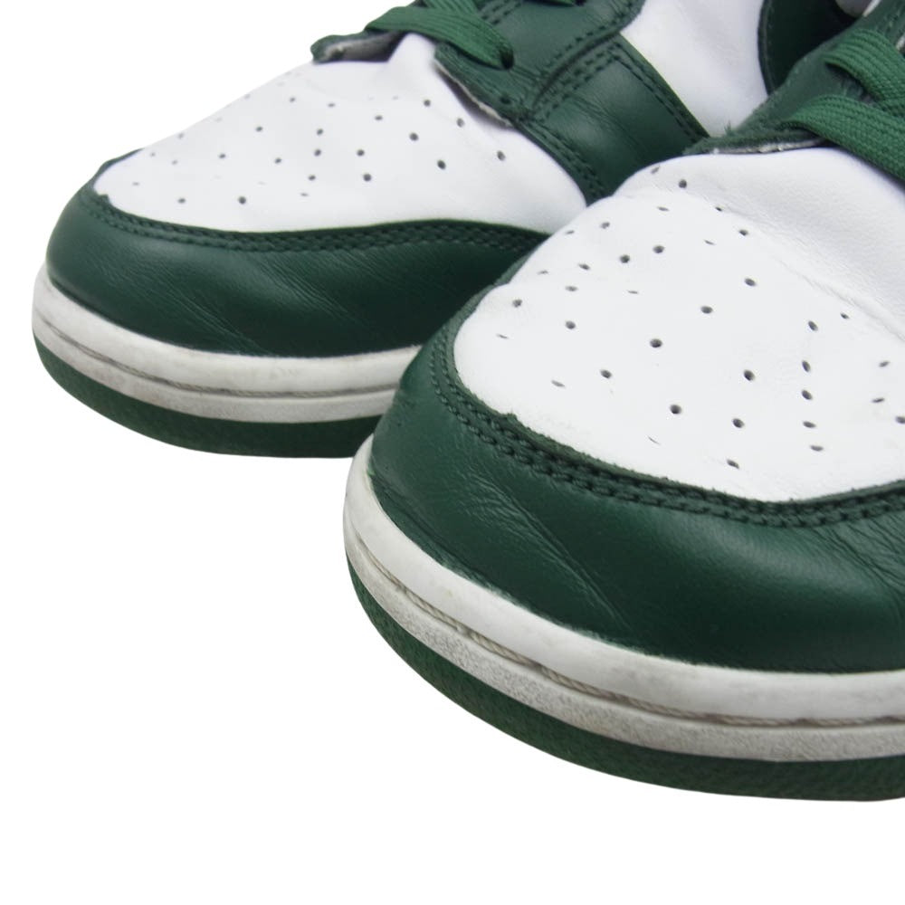 NIKE ナイキ DD1391-101 DUNK LOW RETRO ダンク ローカットスニーカー ホワイト系 グリーン系 30cm【中古】