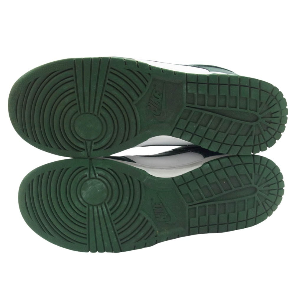 NIKE ナイキ DD1391-101 DUNK LOW RETRO ダンク ローカットスニーカー ホワイト系 グリーン系 30cm【中古】