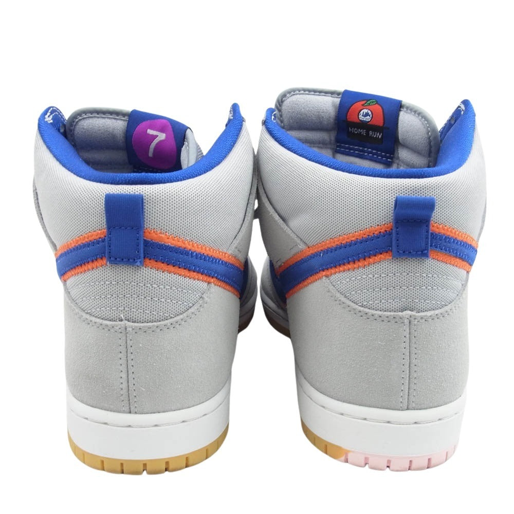 NIKE ナイキ DH7155-001 SB DUNK HIGH PRM NEW YORK METS エスビー ダンクハイ ニューヨーク メッツ ハイカット スニーカー グレー系 29.5cm【中古】