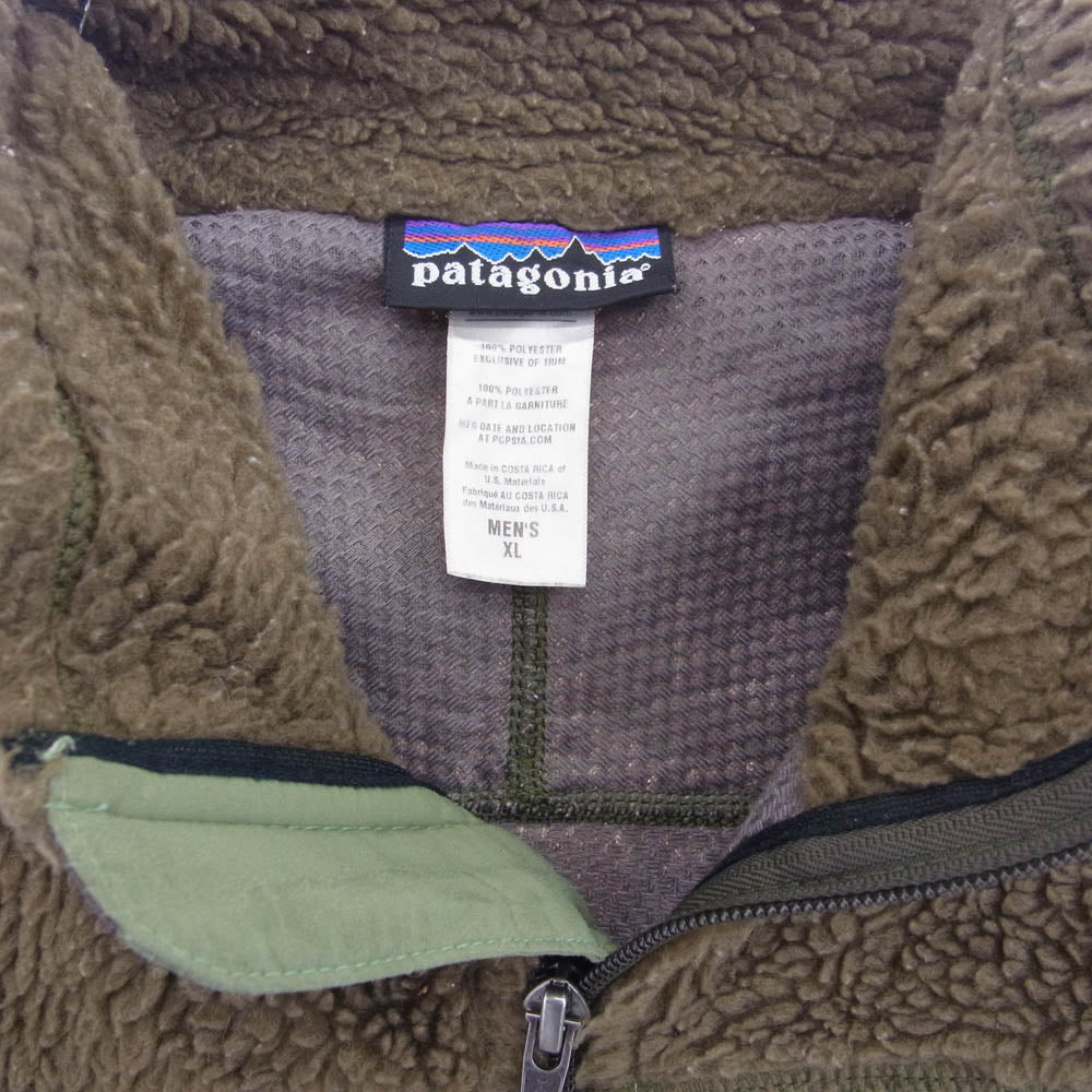 patagonia パタゴニア 23047FA12 CLASSIC RETRO-X VEST クラシック レトロX ボア ベスト カーキ系 XL【中古】