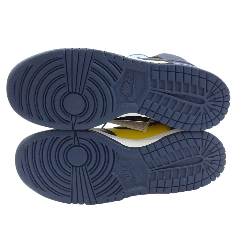 NIKE ナイキ CZ8149-700 DUNK HIGH SP MICHIGAN ダンクハイ ミシガン ハイカット スニーカー イエロー系 ネイビー系 25cm【新古品】【未使用】【中古】