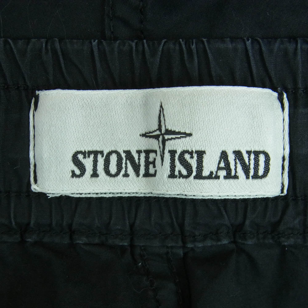 STONE ISLAND ストーンアイランド 22SS 7615L0403 ガーメントダイ ストレッチ コットン ポプリンシャーリング ショーツ ショート パンツ ブラック系 W30【中古】