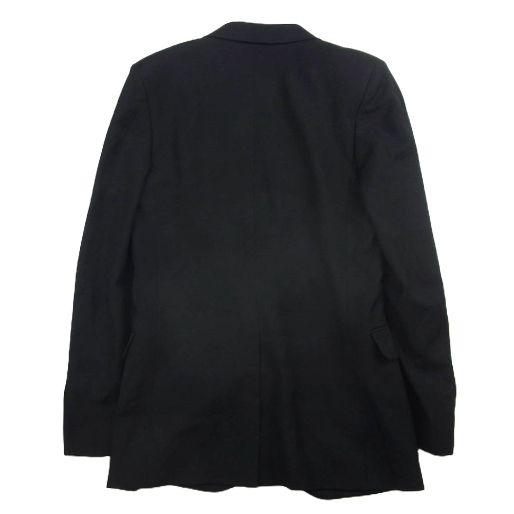 SAINT LAURENT サンローラン エディ期 シングルブレスト 2B テーラード ジャケット ブラック系 44【中古】
