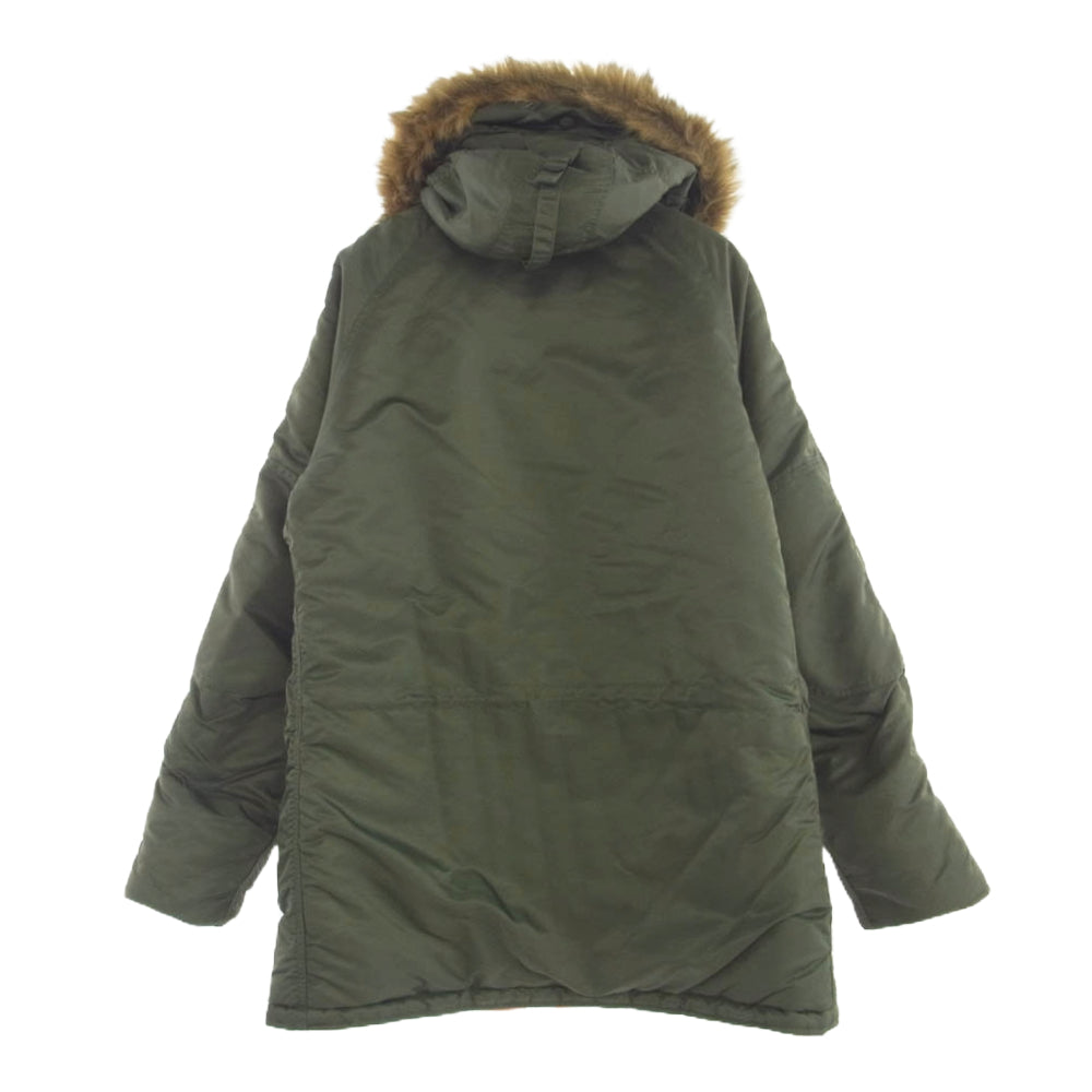 ALPHA アルファ MJN31210C1 N-3B SLIM FIT JACKET スリム フィット フライト ジャケット カーキ系 XL【美品】【中古】