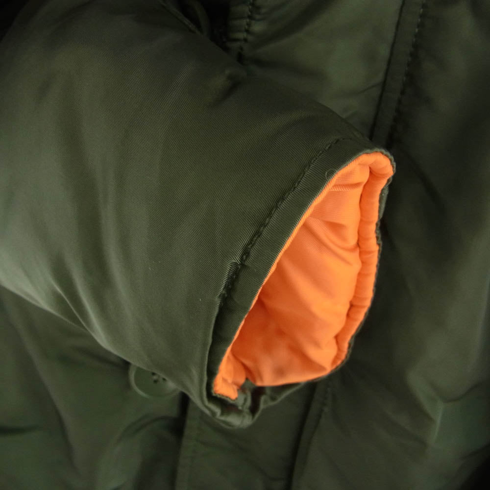 ALPHA アルファ MJN31210C1 N-3B SLIM FIT JACKET スリム フィット フライト ジャケット カーキ系 XL【美品】【中古】