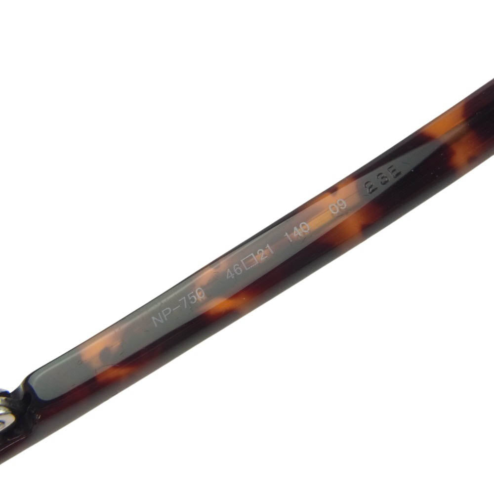 フォーナインズ NP-750 NP-750 シリーズ アイウェア 眼鏡 フレーム：クリア、ブラウン系 46□21　140【中古】
