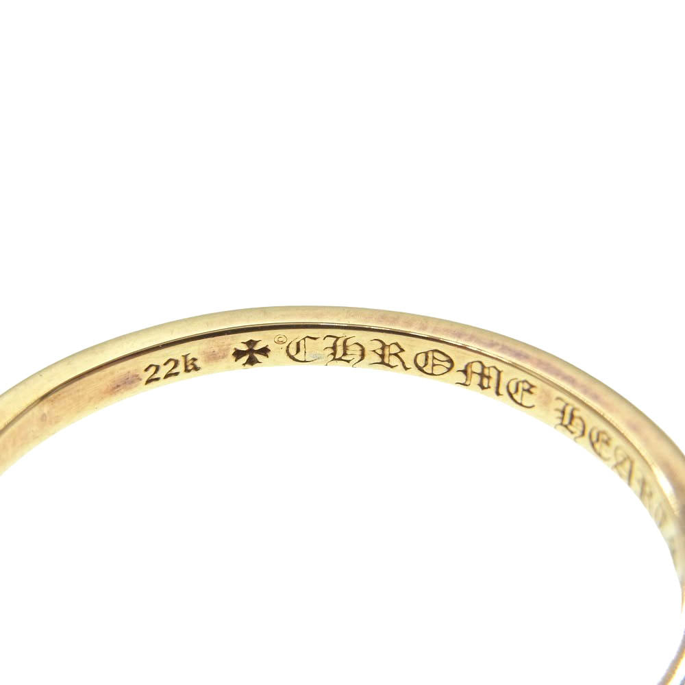 CHROME HEARTS クロムハーツ（原本無） 購入レシート付属 22K BBBLGM WEDDING バブルガム ウェディング リング 19号【中古】