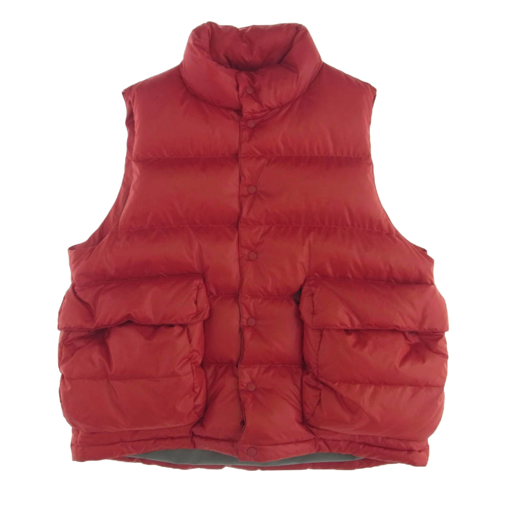 DAIWA PIER39 ダイワピア BW-24022W TECH BACK PACKER DOWN VEST ダウン ベスト ジャケット レッド系 L【中古】