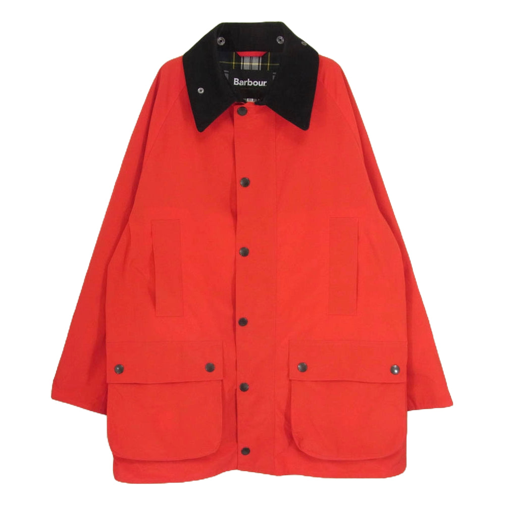 Barbour バブアー 23AW 231MCAS049 Bshop別注 BEAUFORT ビューフォートミドルコート レッド系 40【中古】