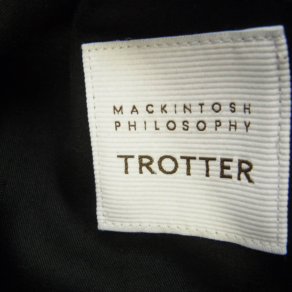 MACKINTOSH PHILOSOPHY マッキントッシュフィロソフィー H1R11-016-29 TROTTER trousers トロッター トラウザー テーパード パンツ ネイビー系 42【中古】