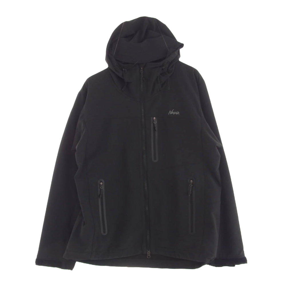 NANGA ナンガ NW2341-1D504 Soft Shell Stretch JKT ソフト シェル ジャケット ブラック系 L【中古】