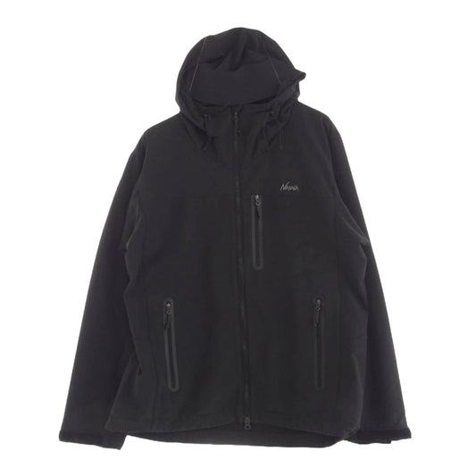 NANGA ナンガ NW2341-1D504 Soft Shell Stretch JKT ソフト シェル ジャケット ブラック系 L【中古】