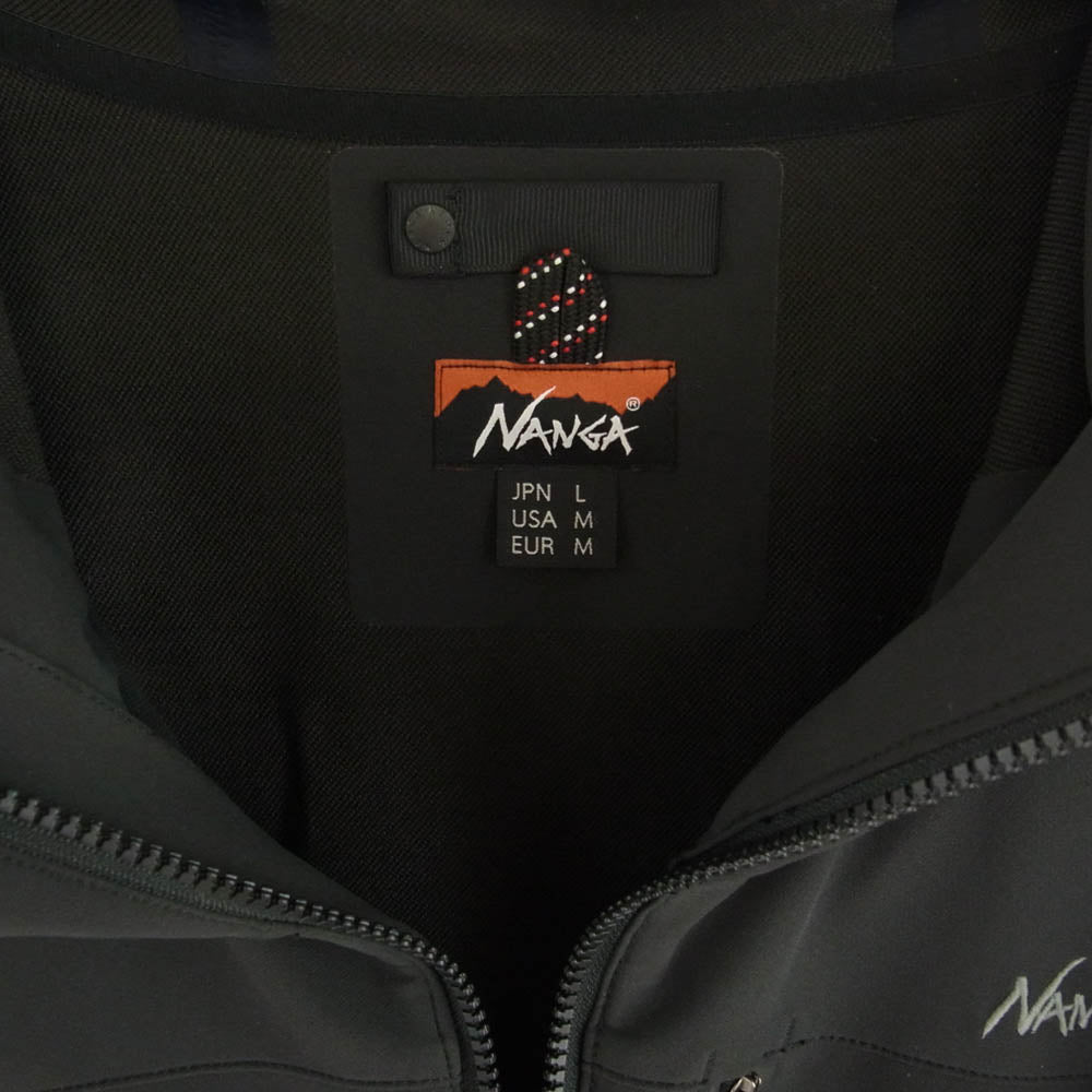NANGA ナンガ NW2341-1D504 Soft Shell Stretch JKT ソフト シェル ジャケット ブラック系 L【中古】
