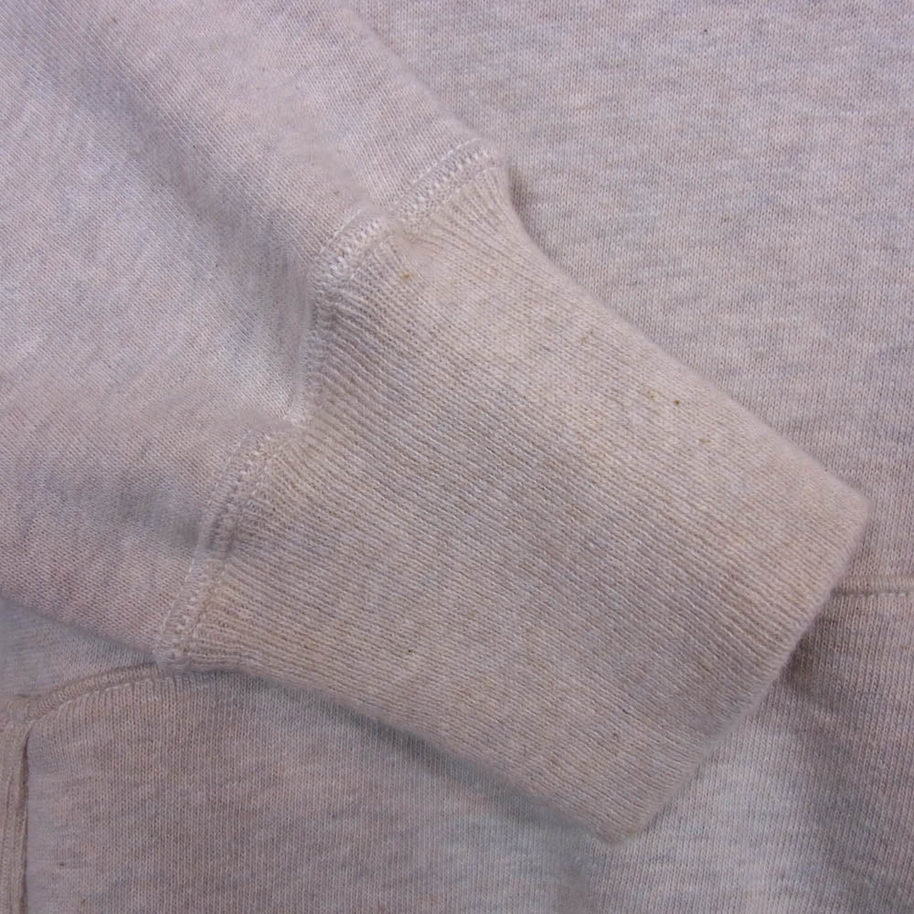 WAREHOUSE ウエアハウス Set In Hood 2本針フード 無地 パーカー ベージュ系 40【中古】