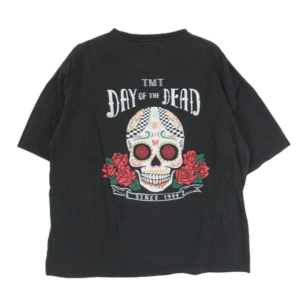 TMT ティーエムティー TCS-S20SP15 S/SL RAFI JERSEY  DAY OF THE DEAD 半袖 Tシャツ ブラック系 L【中古】