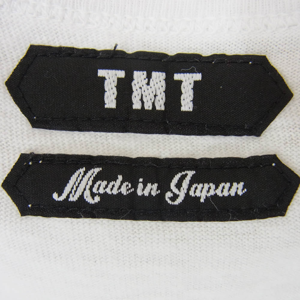 TMT ティーエムティー TCS-S2007 ワンポイント ポケット 半袖 Tシャツ ホワイト系 L【中古】