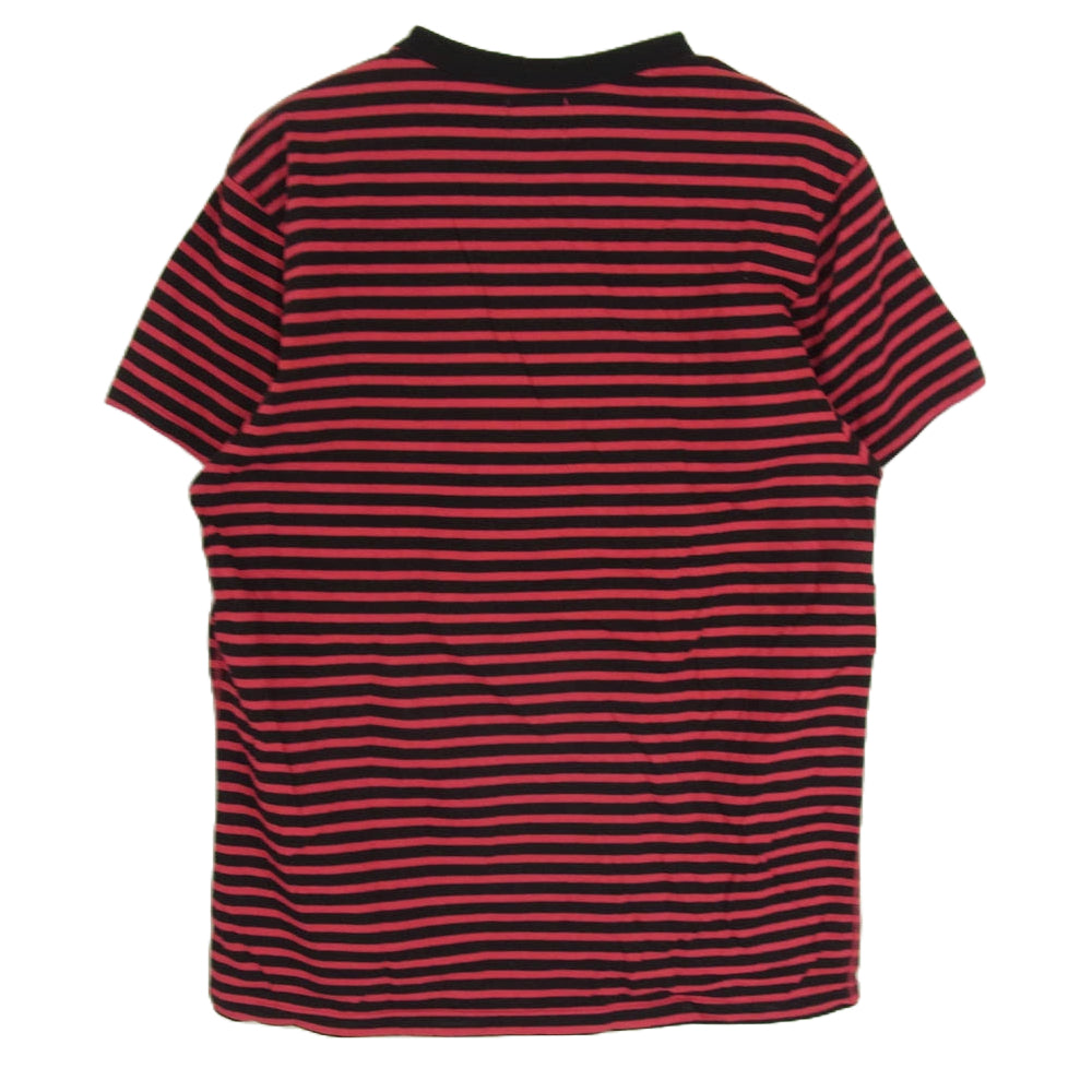 TMT ティーエムティー TCS-S2005 ボーダー 半袖 Tシャツ カットソー レッド系 L【中古】