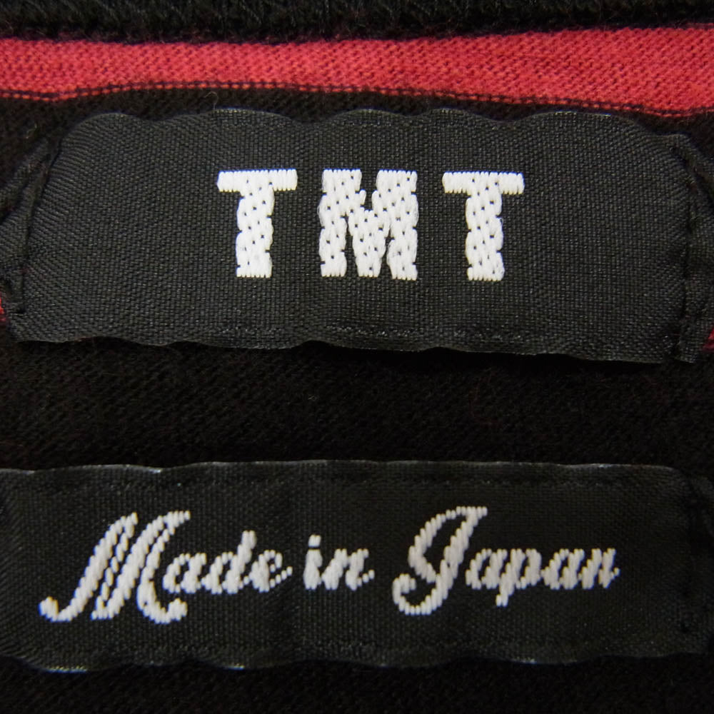 TMT ティーエムティー TCS-S2005 ボーダー 半袖 Tシャツ カットソー レッド系 L【中古】