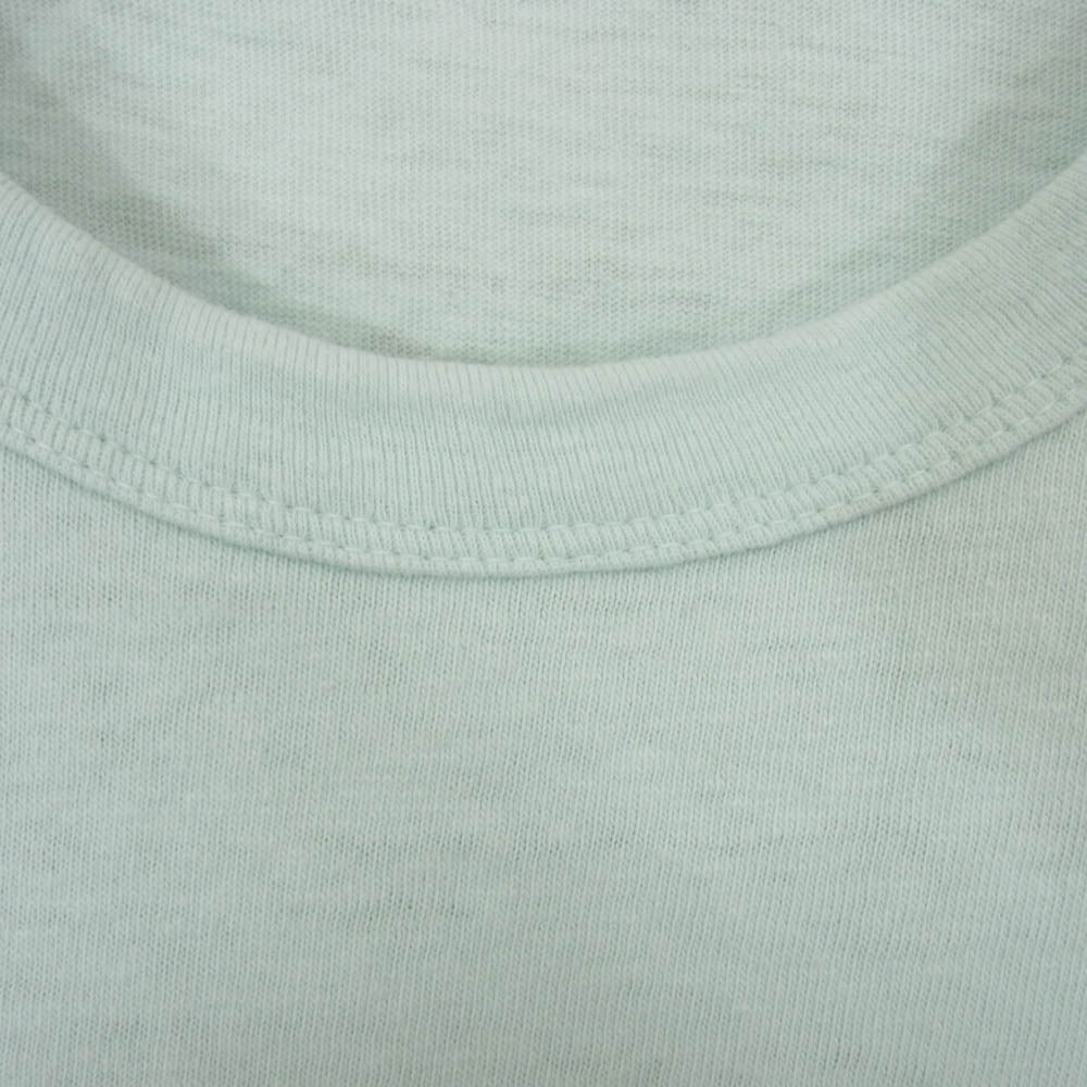TMT ティーエムティー TCS-S2106 S/SL RAFIJERSEY POCKET TEE　GIRL PHOTO 半袖 Tシャツ グリーン系 L【中古】