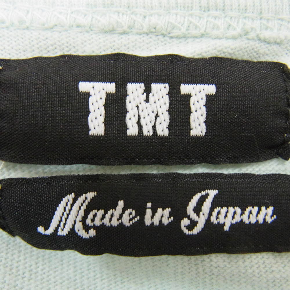 TMT ティーエムティー TCS-S2106 S/SL RAFIJERSEY POCKET TEE　GIRL PHOTO 半袖 Tシャツ グリーン系 L【中古】