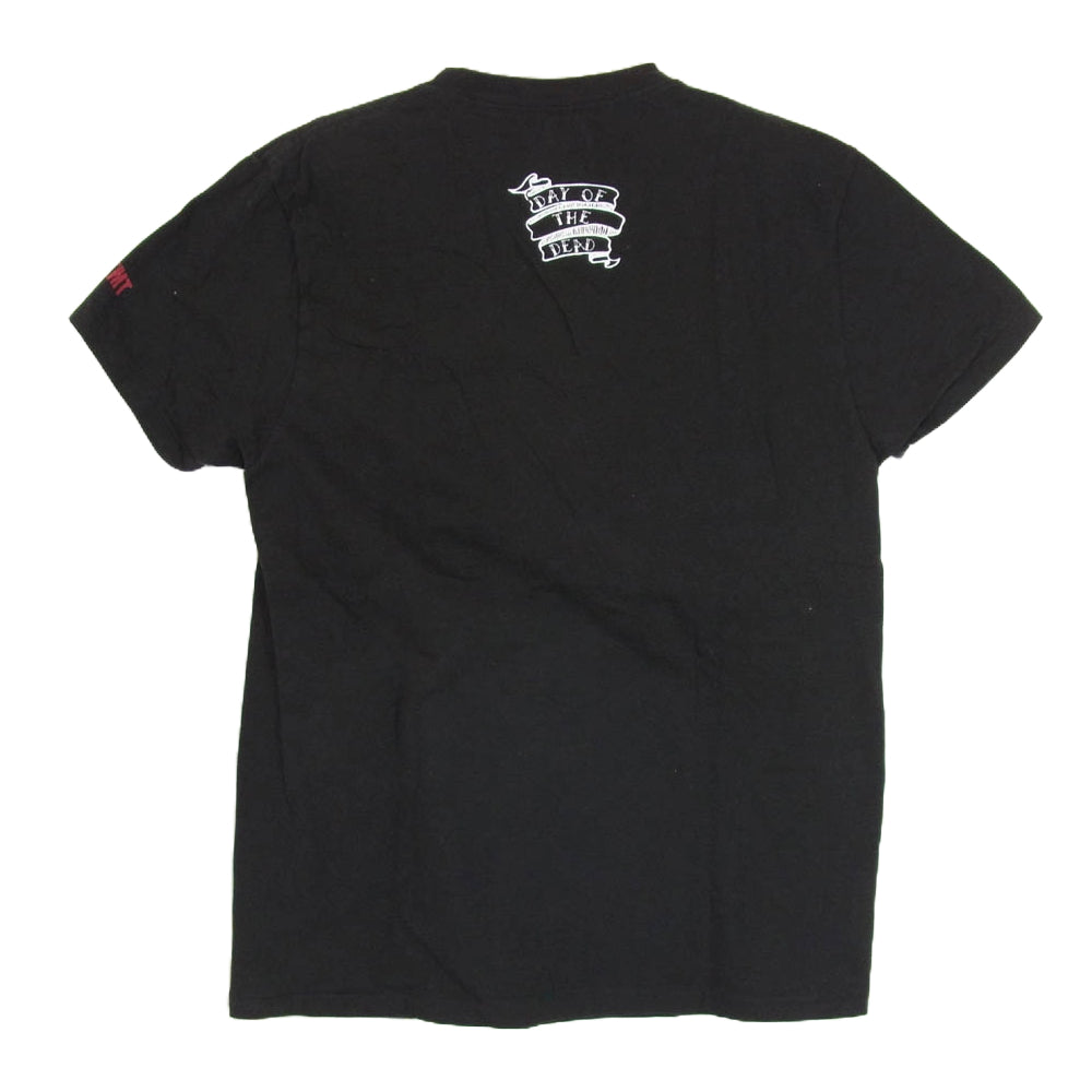 TMT ティーエムティー TCS-S1802 スワロフスキー スカル 半袖 カットソー Tシャツ ブラック系 L【中古】