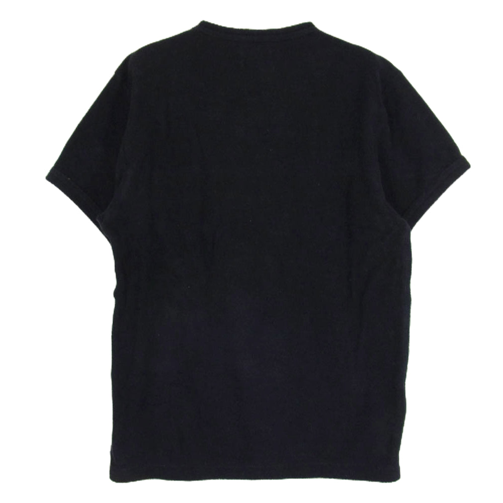 TMT ティーエムティー TCS-S18SP12 S-SL IZMIR COTTON PILE POKET 半袖 Tシャツ カットソー ブラック系 L【中古】