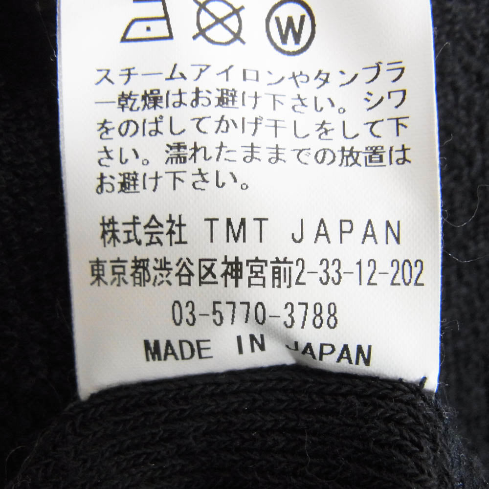 TMT ティーエムティー TCS-S18SP12 S-SL IZMIR COTTON PILE POKET 半袖 Tシャツ カットソー ブラック系 L【中古】