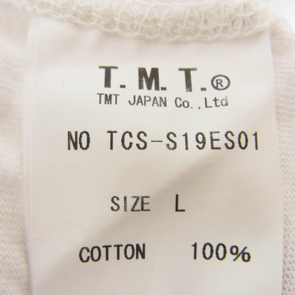 TMT ティーエムティー TCS-S19ES01 Endless Summer S/SL RAFI JERSEY 半袖 Tシャツ カットソー ホワイト系 L【中古】