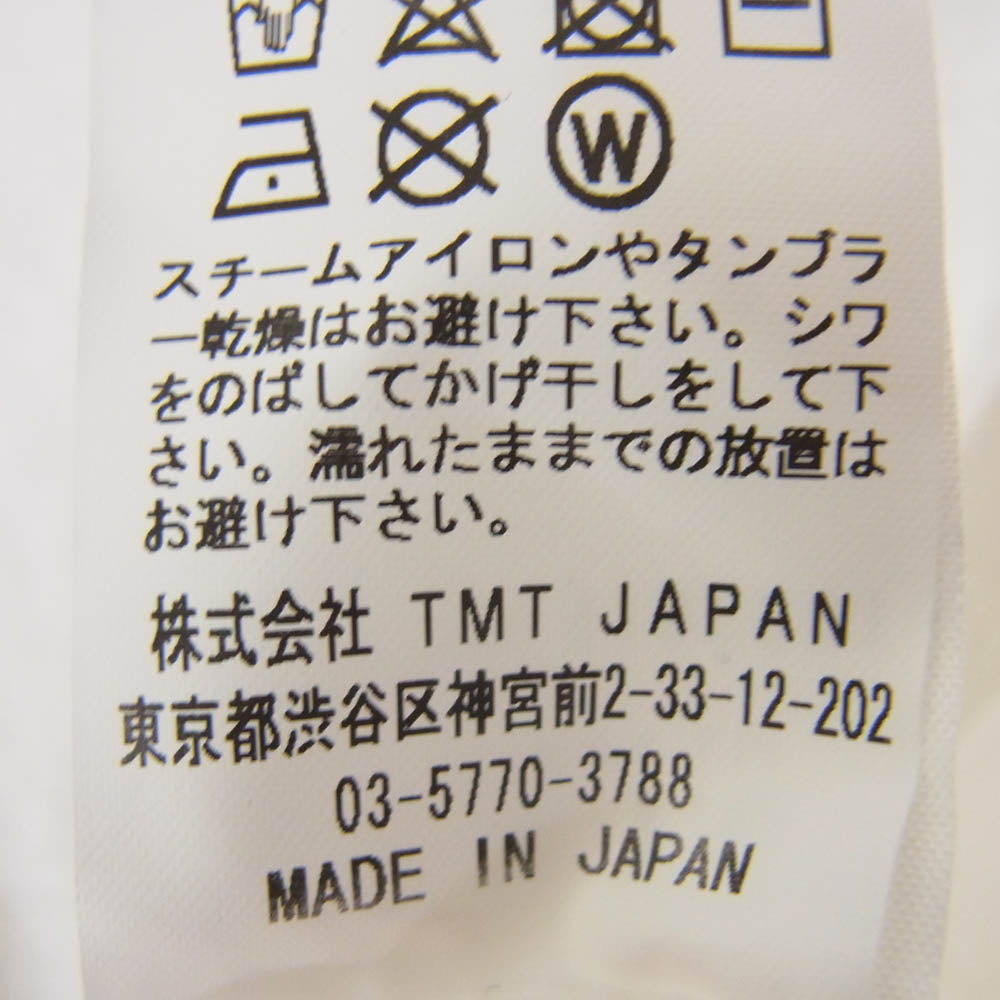 TMT ティーエムティー TCS-S19ES01 Endless Summer S/SL RAFI JERSEY 半袖 Tシャツ カットソー ホワイト系 L【中古】