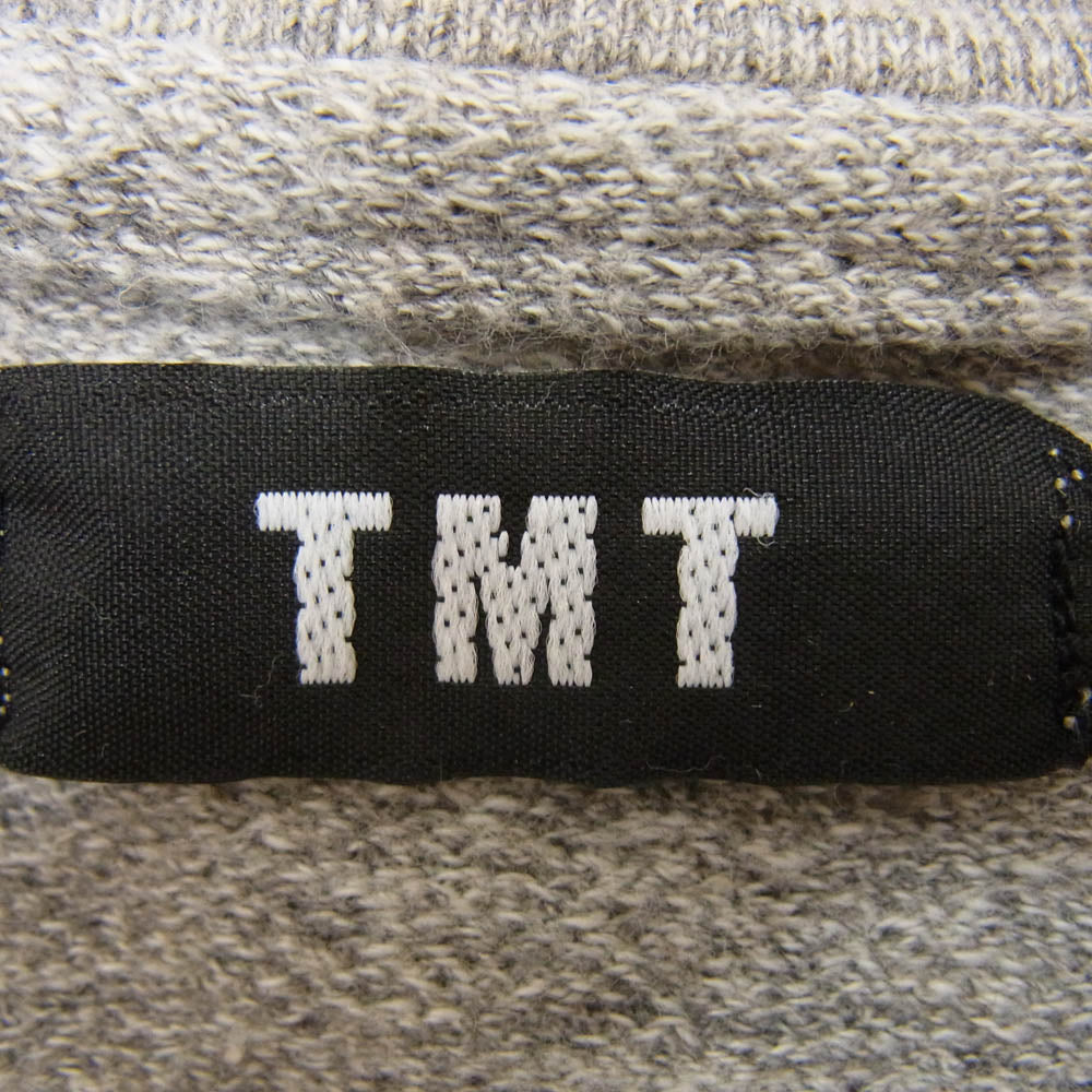 TMT ティーエムティー TCS-S1712 S/SL RAFI CRAPE WEAVE TEE 半袖 Tシャツ カットソー グレー系 L【中古】