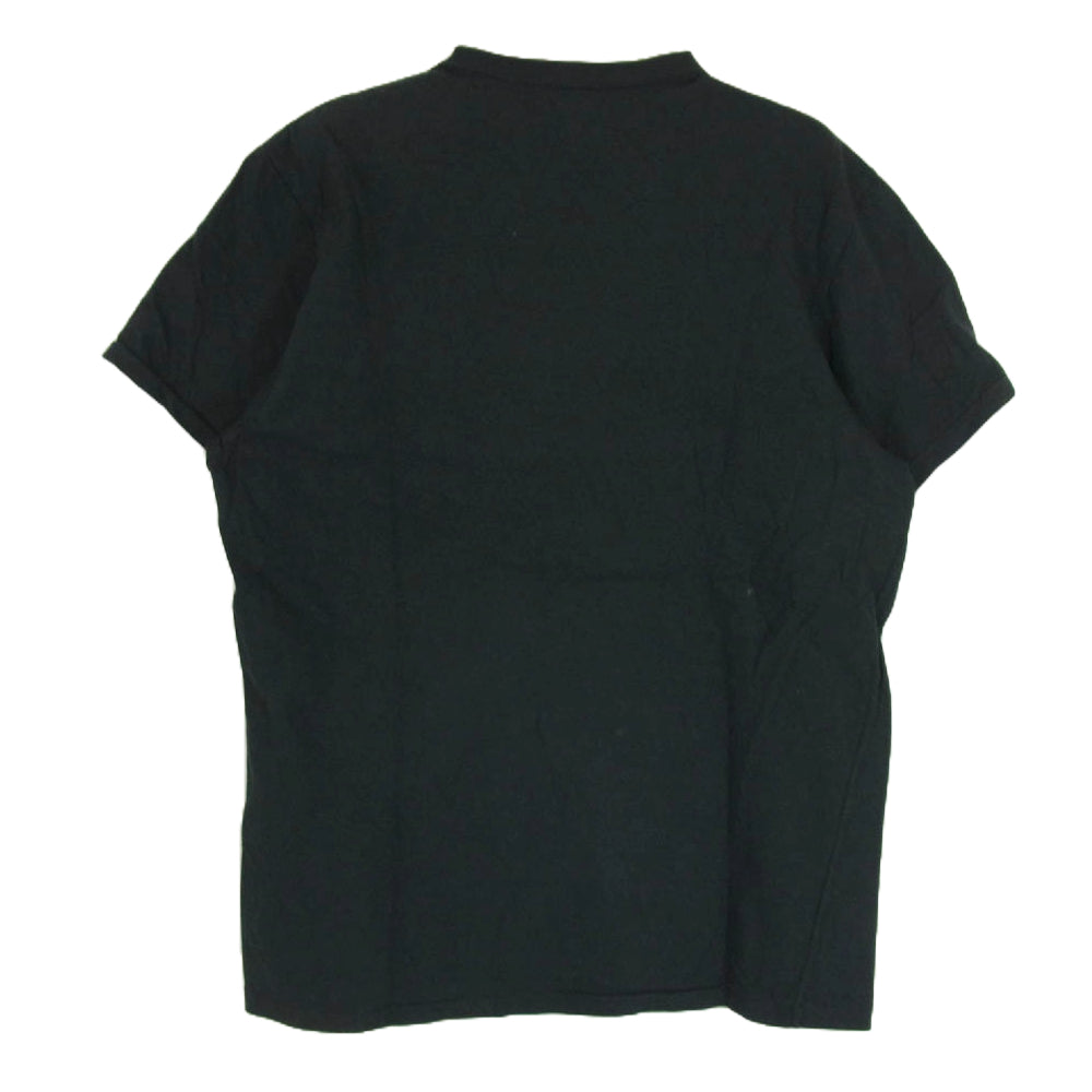 TMT ティーエムティー TCS-S19SP19 クルーネック コットン ロゴ プリント 半袖 Tシャツ カットソー ブラック系 L【中古】