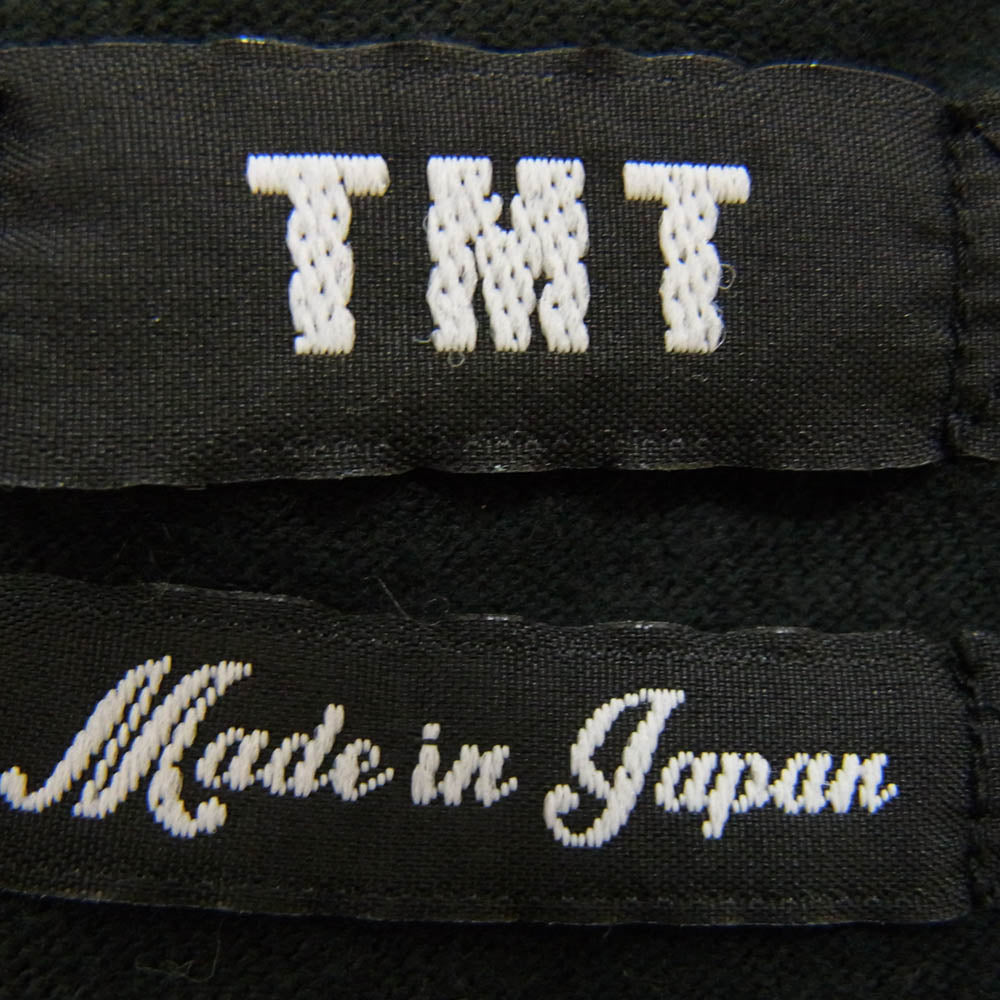 TMT ティーエムティー TCS-S19SP19 クルーネック コットン ロゴ プリント 半袖 Tシャツ カットソー ブラック系 L【中古】