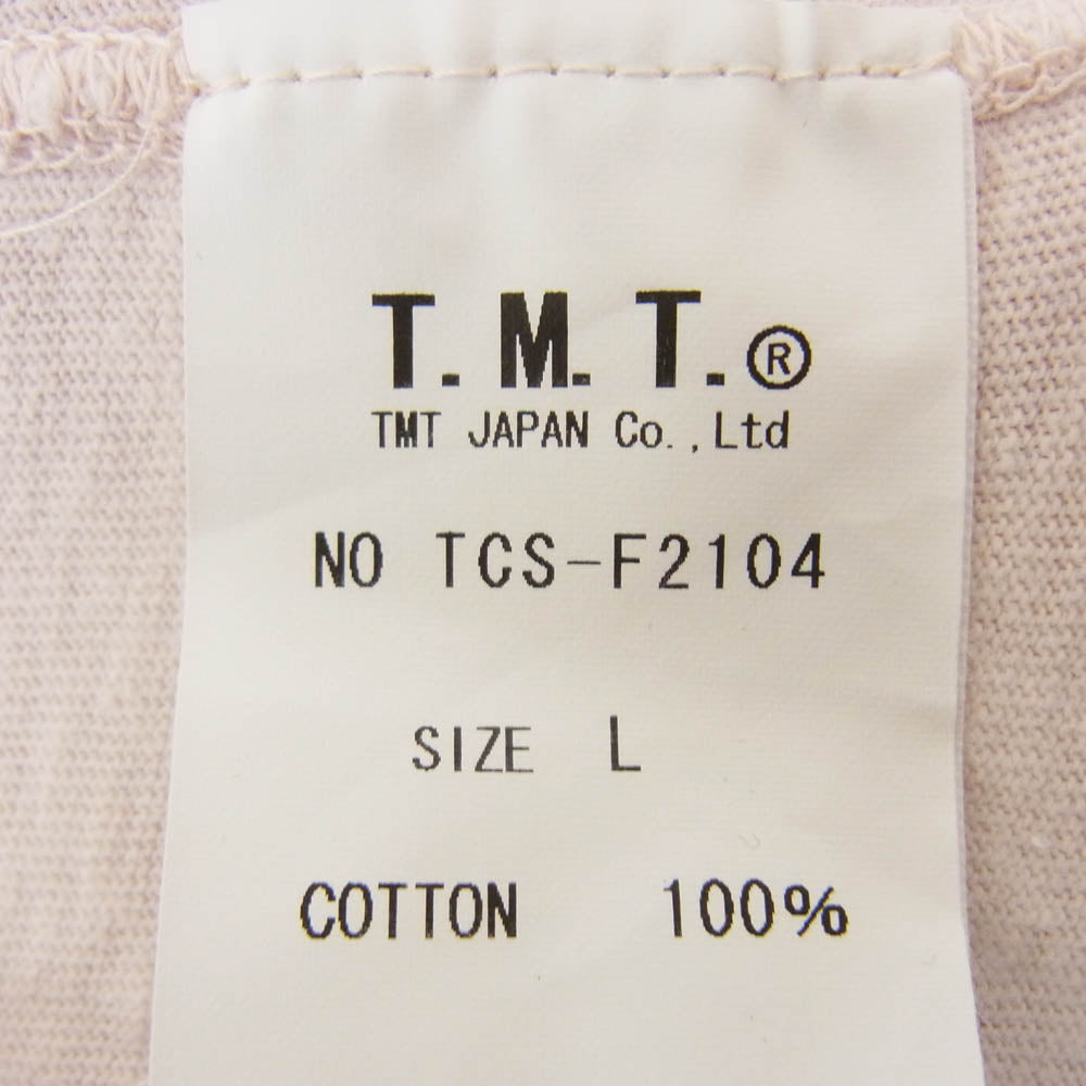 TMT ティーエムティー TCS-F2104 S-SL POLAROID PICTURE TEE Brigitte 半袖 T シャツ ピンク系 L【中古】