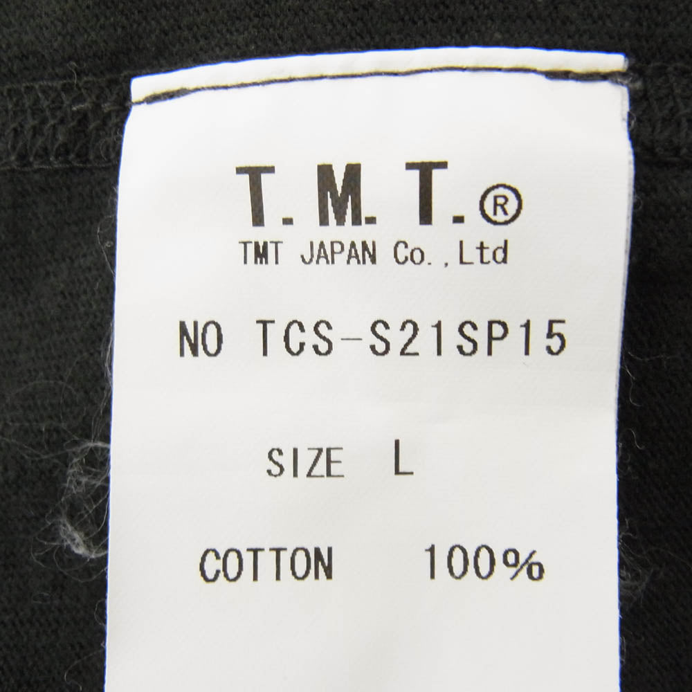 TMT ティーエムティー TCS-S21SP15 S/SL RAFI JERSEY TEE DUDE 半袖 Tシャツ ブラック系 L【中古】