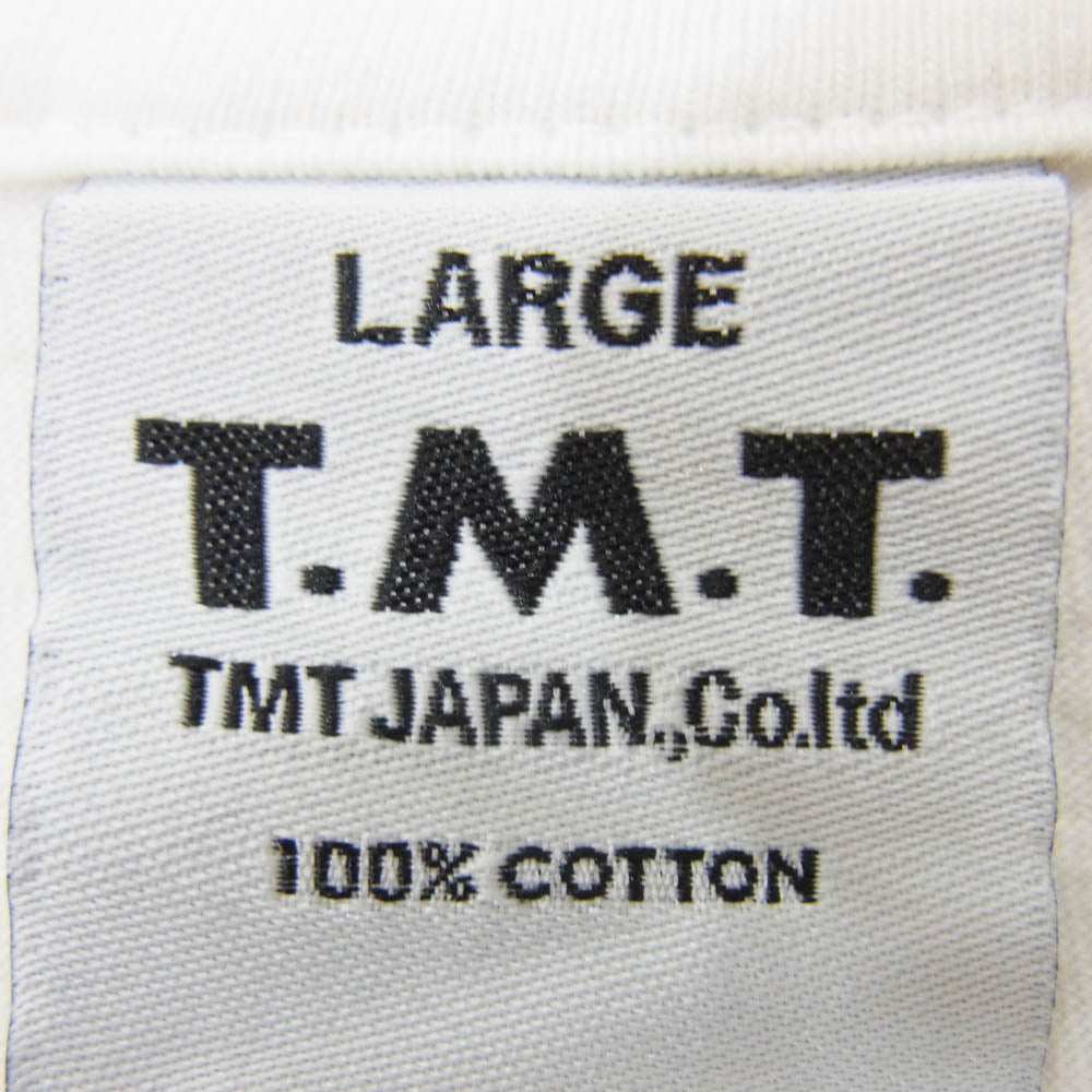 TMT ティーエムティー TCS-F1702 S/SL ラフィー 天竺 TEE 半袖 T シャツ ホワイト系 L【中古】