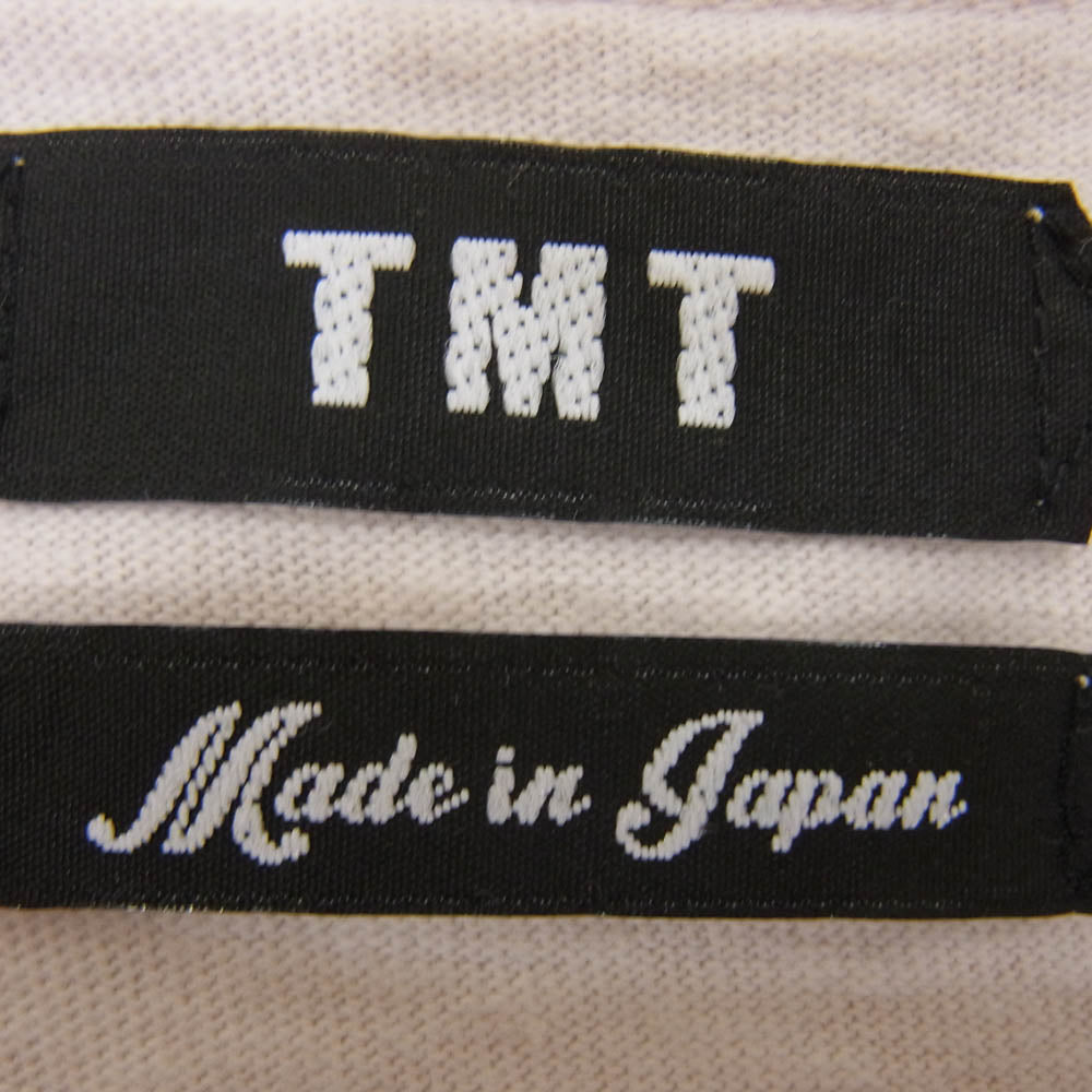 TMT ティーエムティー TCS-S2104 S/SL RAFI JERSEY TEE GIRL PHOTO  プリント 半袖 Tシャツ ピンク系 L【中古】