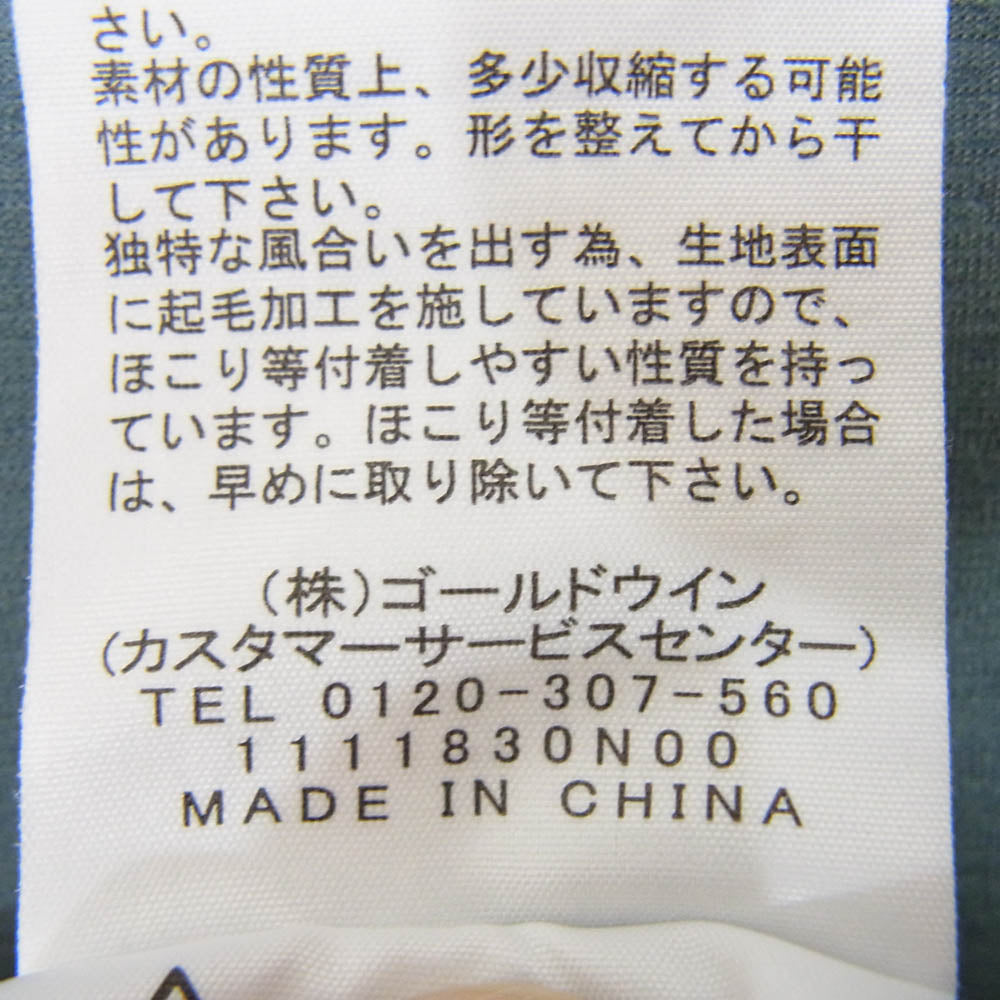 THE NORTH FACE ノースフェイス NT12268 ショートスリーブ エアリー ポケットティー 半袖 Tシャツ グリーン系 L【中古】