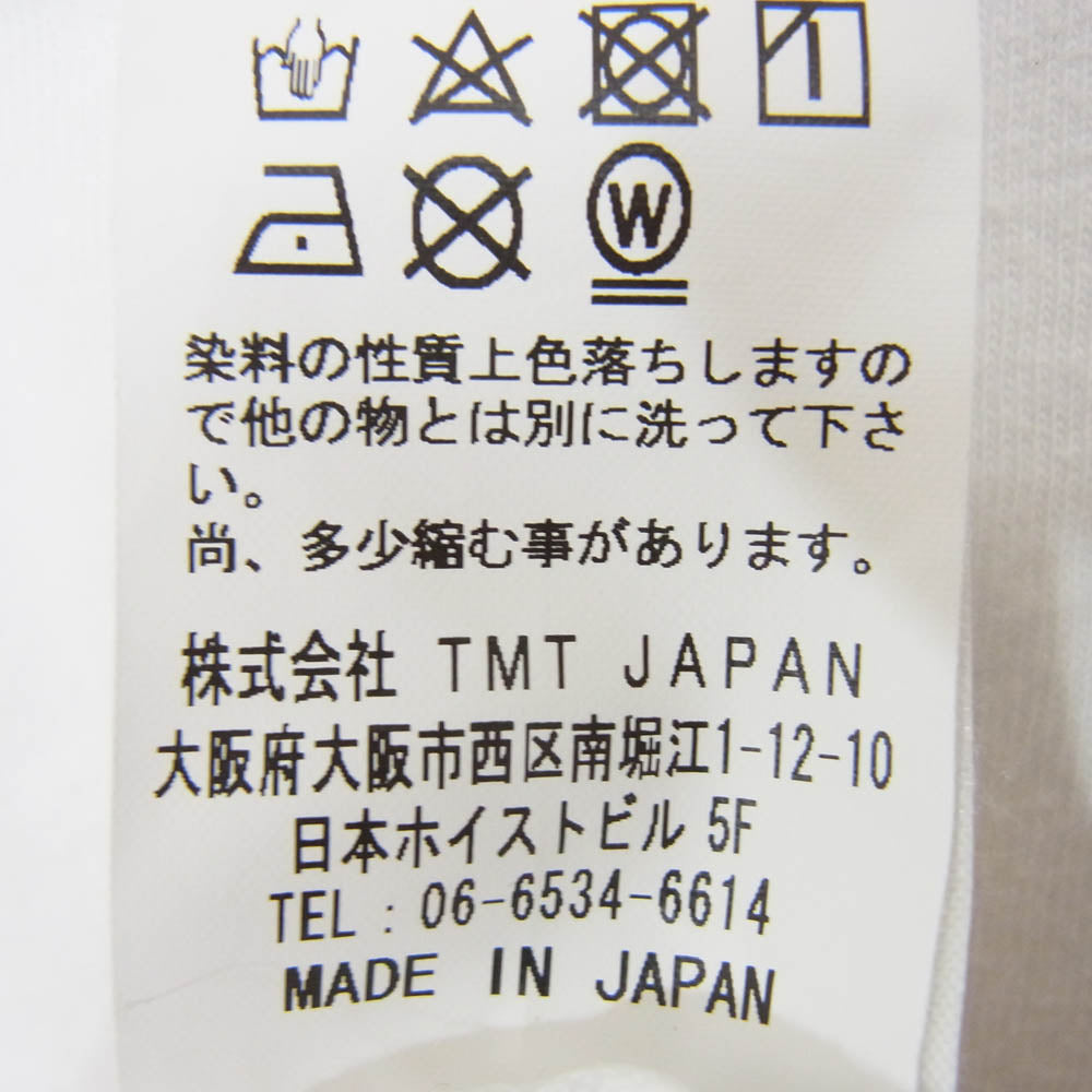 TMT ティーエムティー TCS-S23SP14 PIGMENT DYE S/SL TEE  SANTAFE 半袖 Tシャツ ホワイト系 L【中古】