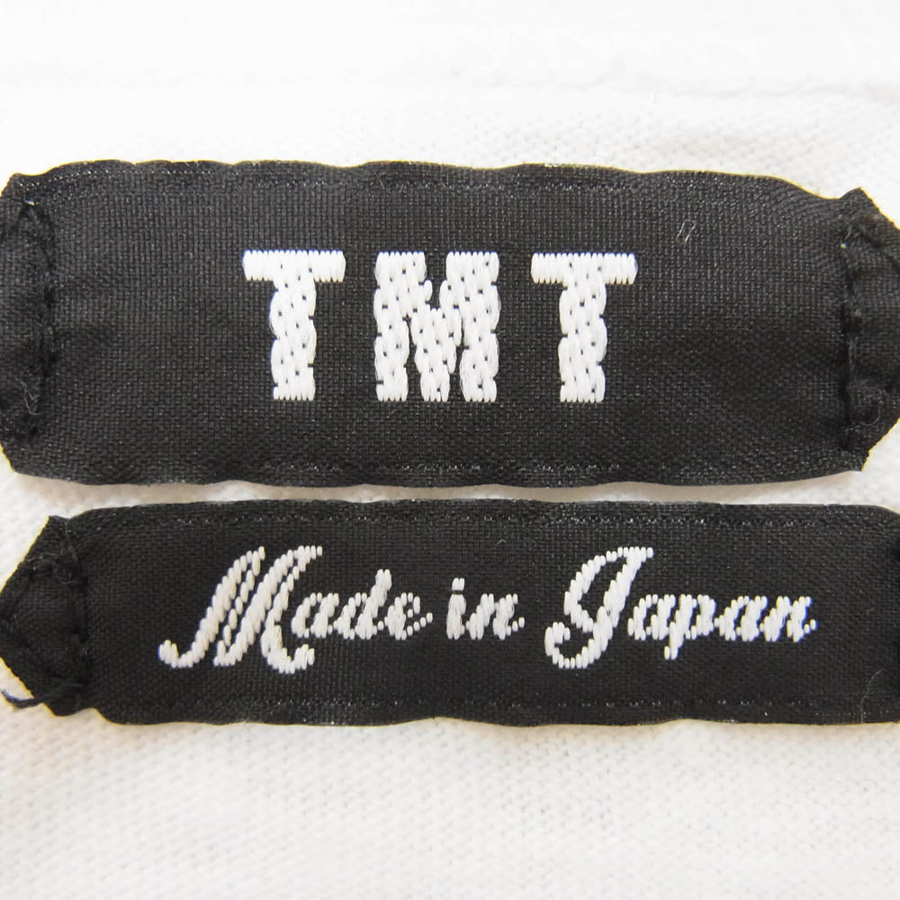 TMT ティーエムティー TCS-S2004 S/SL RAFI JERSEY CIGAR PHOTO  プリント 半袖 Tシャツ ホワイト系 L【中古】