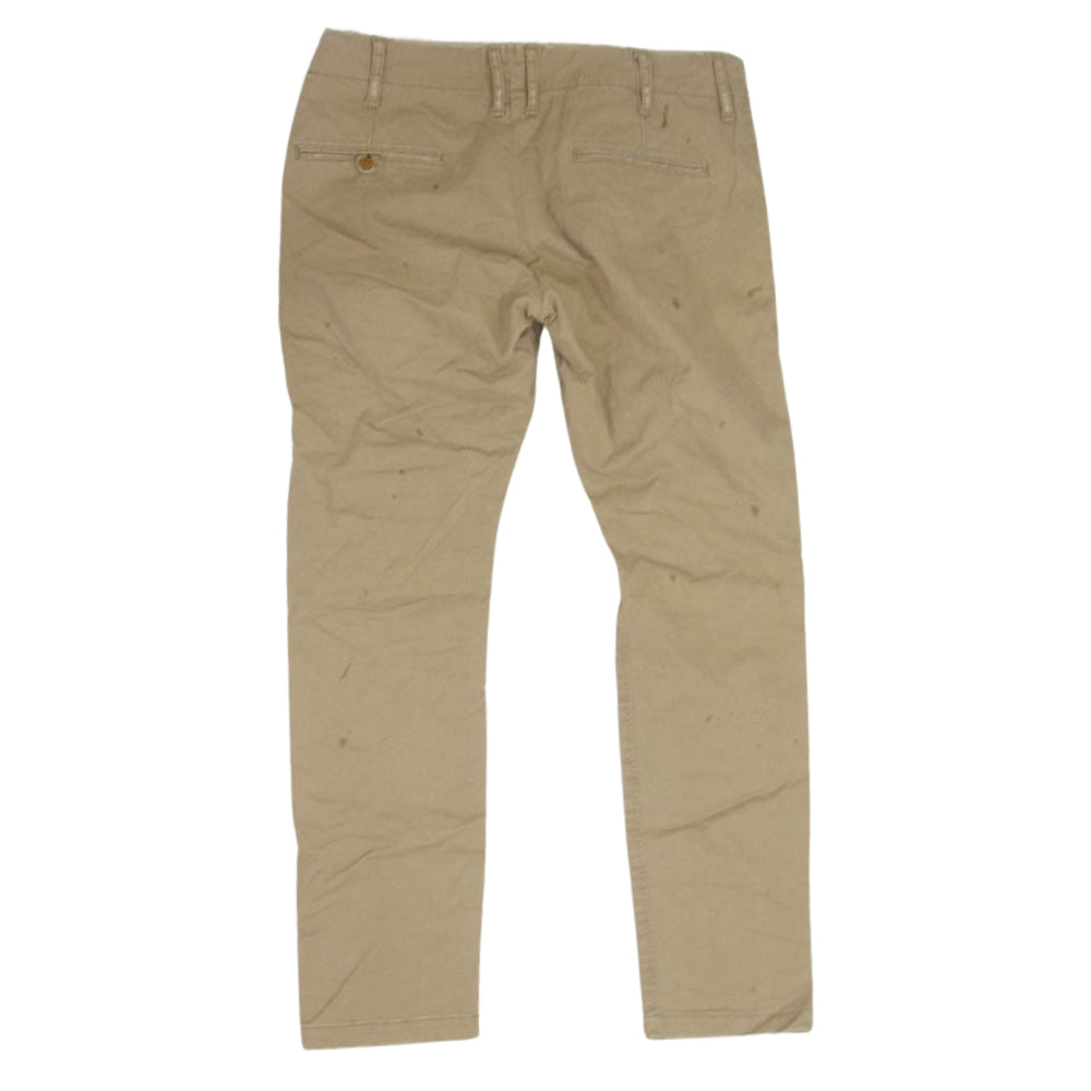 TMT ティーエムティー TPT-F2106 STRETCH TINO CLOTH TROUSER ダメージ加工 チノパン ブラウン系 L【中古】
