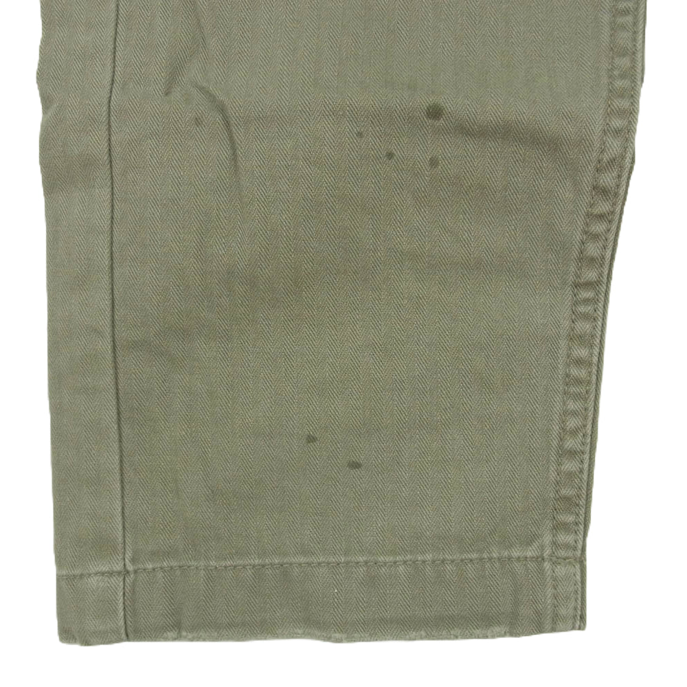 TMT ティーエムティー TPT-F2108 HERRINGBONE TWILL CARGO TROUSER カーゴ トラウザー カーキ系 L【中古】