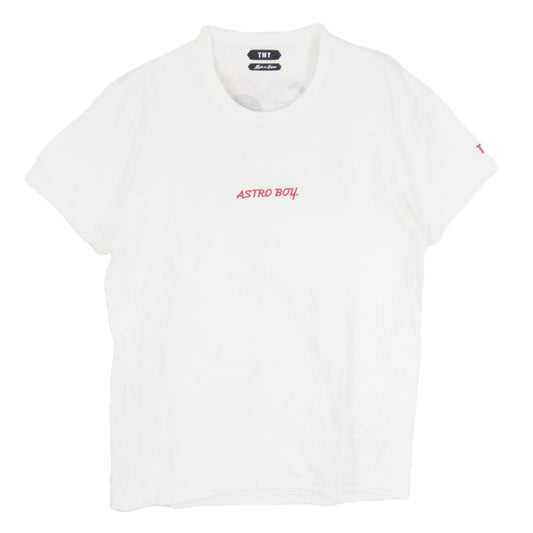 TMT ティーエムティー TCS-F19TP01 手塚プロダクション TEZUKA CHARACTERS S/SL RAFI JERSEY ASTRO BOY 鉄腕アトム 半袖 カットソー Tシャツ ホワイト系 L【中古】