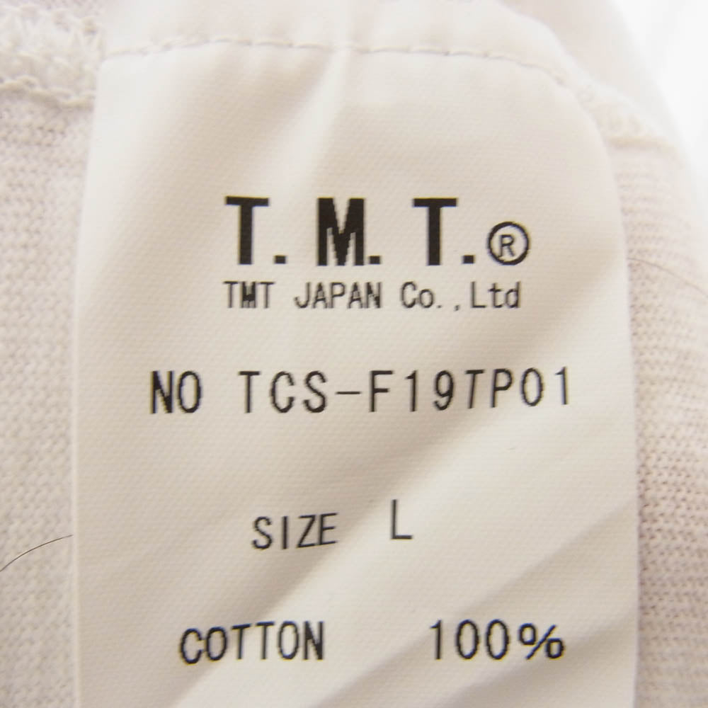 TMT ティーエムティー TCS-F19TP01 手塚プロダクション TEZUKA CHARACTERS S/SL RAFI JERSEY ASTRO BOY 鉄腕アトム 半袖 カットソー Tシャツ ホワイト系 L【中古】